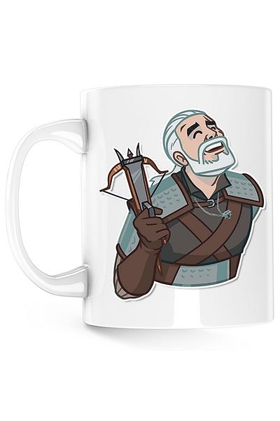 OEM Cana The Witcher Geralt Demon Slayer Cartoon Play, alba, 330 ml