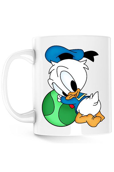 OEM Cana Donald Duck Kid Chibi Duckling Ball Play, alba, 330 ml