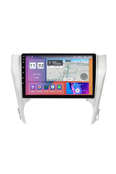 navi-it Navigatie dedicata Toyota Camry 2011-2014, USB&Butoane fizice frontale, Android 13, Wireless Carplay