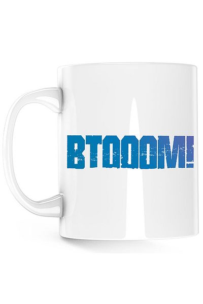 OEM Cana Btooom! Logo Isekai Tragic Shounen Game Players Stone, alba, 330 ml
