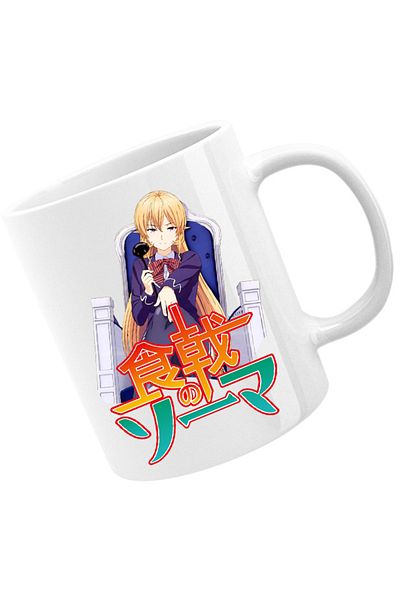 OEM Cana Food Wars Erina Queen Gourmet Animekage, alba, 330 ml