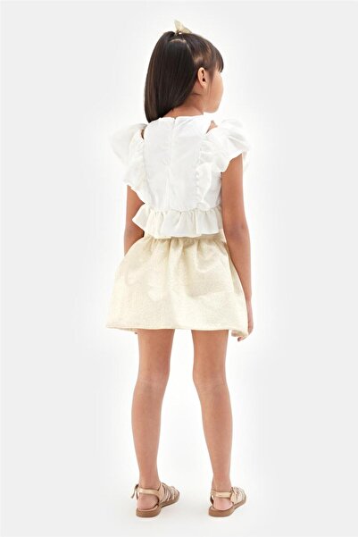 Tyess Girl Gold Skirt