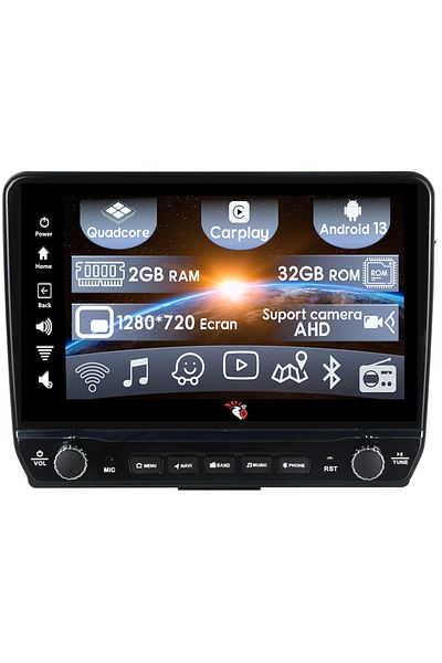 navi-it Dedicated navigation I30 2011-2017 with rotary buttons model 2024, 9 Inch, 2GB RAM 32GB ROM, Quadcore,