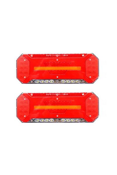 BGRJ Automotive 34cm LED taillights, trailer taillights, triple LED car lights, dynamic signaling