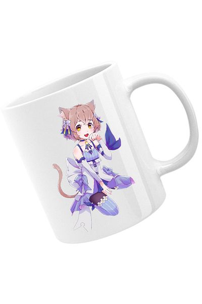 OEM Cana Re Zero Felix Supportive Sleepy Otaku Cosplay Nya, white, 330 ml