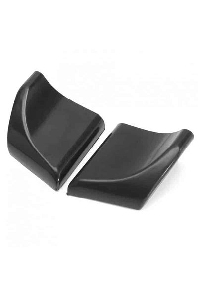 BGRJ Automotive Lip, black spoiler type M, universal, trunk or rear window, made of rubber