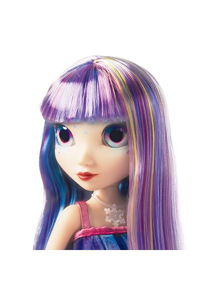 NEBULOUS STARS Collectible doll, Nebulous Star, Isadora, with colorful hair and magical accessories, 38 cm