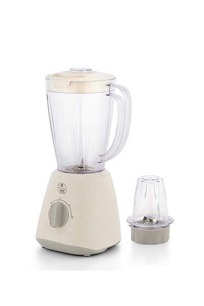 ALSAIF Electric Blender – 1.5L – 400W – White & Grey