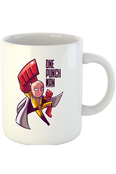 OEM Cana One-Punch Man Hero Tatakae Anime Weeb, alba, 330ml