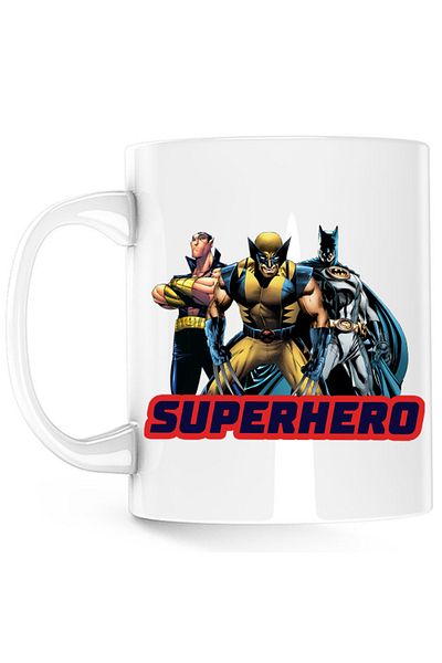 OEM Cana Wolverine X-MEN Avengers Batman Team, alba, 330 ml