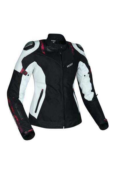 Prosev W51A 4 Seasons Rose Leather Coat White (L)