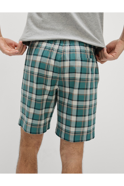 Marks & Spencer Saf Pamuklu Desenli Şort