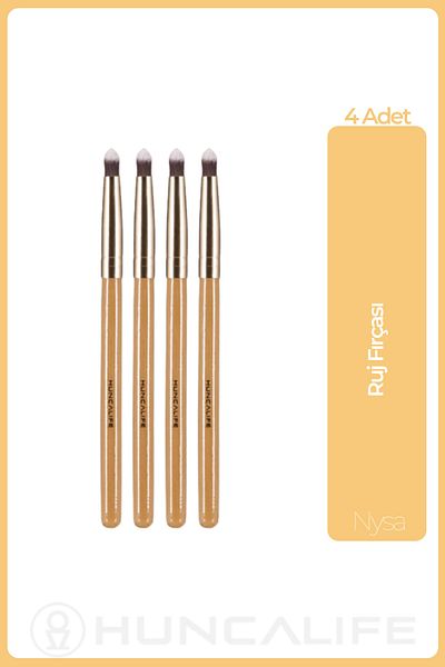 Huncalife Lipstick Brush - 4 Pieces