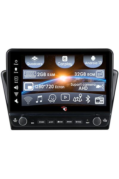 navi-it Navigatie dedicata Peugeot 408 2014-2018 cu butoane rotative model 2024, 10 Inch, 2GB RAM 32GB ROM,