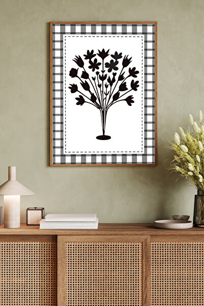 Dekorsiahome Pictură decorativă dintr-o bucată cu cadru din lemn TK0744