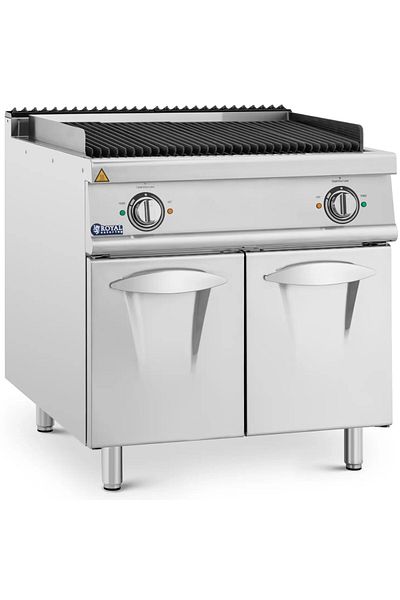 Royal Catering Grill lawowy elektryczny z kamieniami 50-300C 8.1 kW 400 V