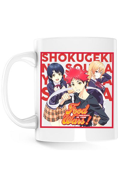 OEM Cana Food Wars Souma Megumi Erica Trio Anime Cook, alba, 330 ml