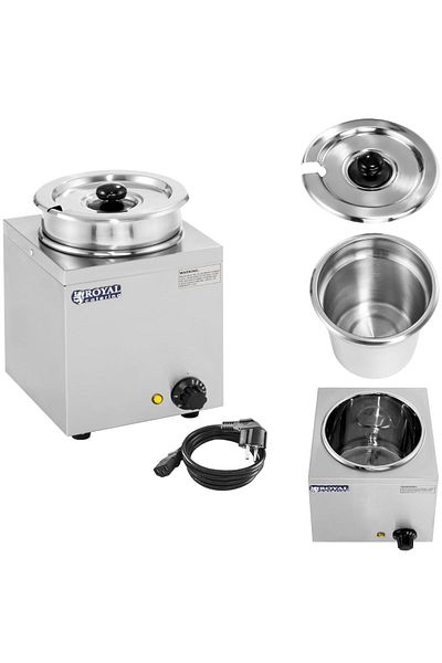 Royal Catering Bemar elektryczny podgrzewacz do zupy 150W 230V 3.8L