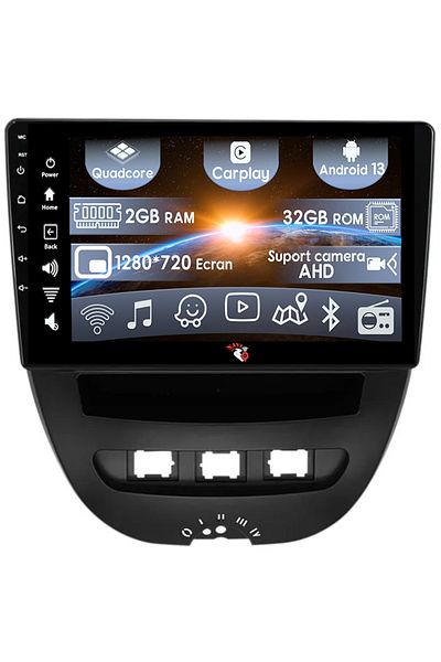 navi-it Navigatie dedicata Peugeot 107 2009-2015, 2GB RAM 32GB ROM, Quad Core, Display 10" IPS Full HD, Carp