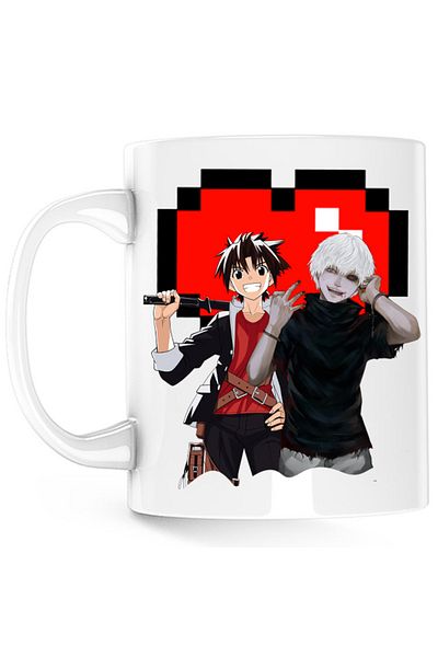 OEM Cana UQ Holder Touta Kaneki Tokyo Ghoul Vampire Minecraft, alba, 330 ml