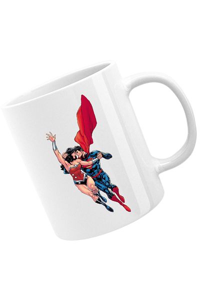 OEM Cana Wonder Woman Superman Super Lovers Fly Cape Save Protect, alba, 330 ml