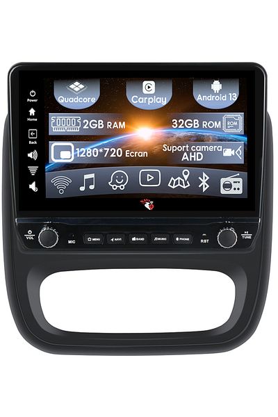 navi-it Navigatie dedicata Trafic 3, Opel Vivaro B 2014-2018 cu butoane rotative model 2024, 9 Inch, 2GB RAM