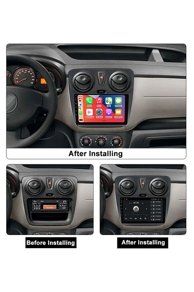 navi-it Navigatie dedicata Dacia Logan 2 Clima 2015-2021, Android 13, Wireless Carplay si Android auto 2 GB