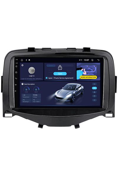 navi-it Navigatie dedicata Citroen C1 2016, Android 13, Wireless Carplay si Android auto 2 GB RAM 32 ROM, Di