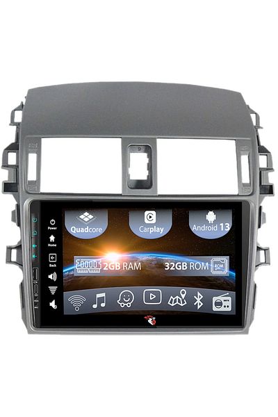 navi-it Navigatie dedicata Toyota Corolla 2006-2013, USB&Butoane fizice frontale, Android 13, Wireless Carpl