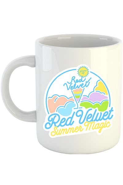 OEM Cana Red Velvet K-Pop Logo Summer Magic Vibe Colorful, alba, 330 ml