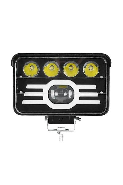 BGRJ Automotive Bicolor LED projector S935, white and yellow positions and magnifying glass, 78W
