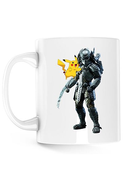 OEM Cana Predator Vs Alien Pikachu Pokemon Mania, alba, 330 ml