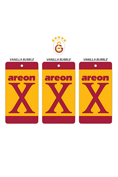 Genel Markalar Areon Galatasaray Renkleri Vanilla Bubble Oto Araç Kokusu Üçlü...