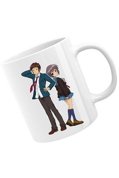 OEM Cana Haruhi Suzumiya Itsuki Yuki Club Minecraft Funimation, alba, 330 ml