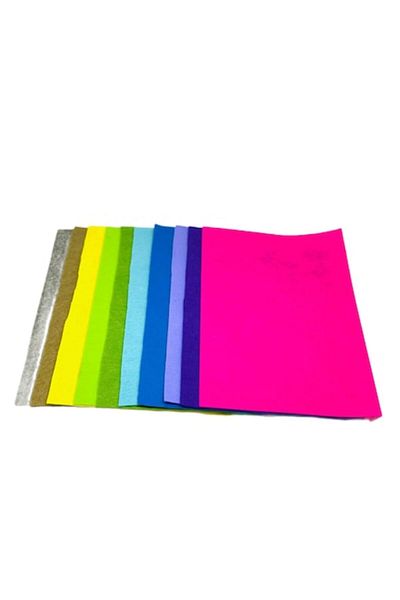 OEM Set 10 sheets of felt, A4, multicolor