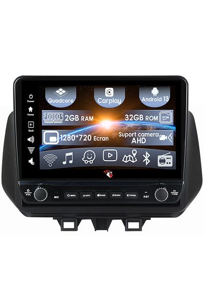 navi-it Navigatie dedicata Hyundai Tucson 2018-2020 cu butoane rotative model 2024, 10 Inch, 2GB RAM 32GB RO