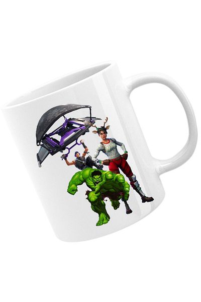 OEM Cana Hulk Fortnite Jump Parachute America Captain, alba, 330 ml