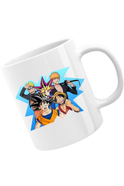 OEM Cana Bleach Naruto Songoku OnePiece Luffy Boruto, alba, 330 ml