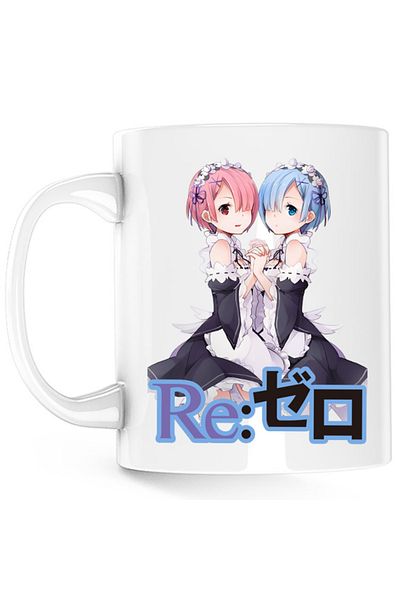 OEM Cana Re Zero REM RAM Sisters Maiden Light Novel Cosplay Weapon, alba, 330 ml