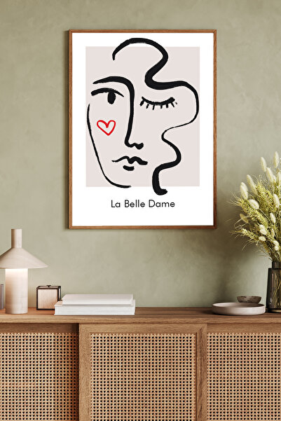 Dekorsiahome Pictură decorativă dintr-o singură bucată cu cadru din lemn TK0731