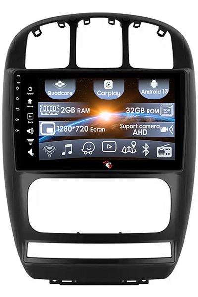 navi-it Navigatie dedicata Chrysler Pacifica 2006-2012/Dodge Caravan, 2 GB RAM 32GB ROM, Android 13, Display