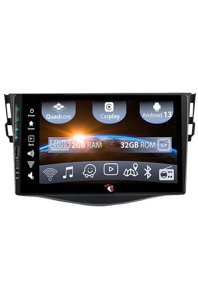 navi-it Dedicated navigation for Toyota RAV4 2005-2013, USB & Front physical buttons, Android 13, Wireless Carplay