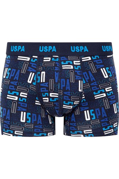 U.S. Polo Assn. U.S. Polo Assn. Men's 3 Pack Boxer Set - Navy Blue and Printed Cotton Underwear