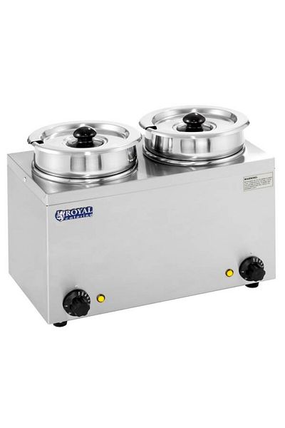 Royal Catering Bemar elektryczny podgrzewacz do zupy 300W 230V 2 x 3.8L