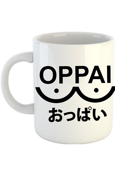 OEM Cana One-Punch Man Oppai Saitama Meme Logo, alba, 330 ml