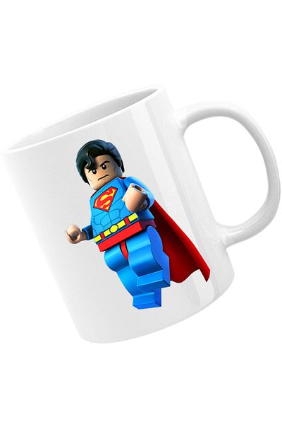 OEM Cana Superman Heroes Technic Duplo Ninjago, alba, 330 ml