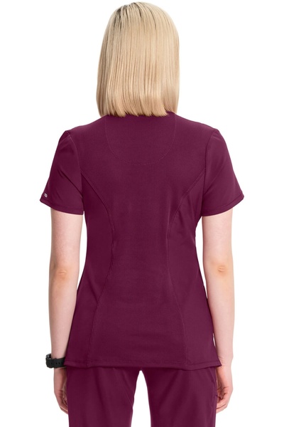Cherokee UNIFORMS Halat Medical Cherokee PROTX2® cu Decolteu Rotund - Infinity Wine Marime Uniforma: XL