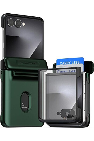 VRS Design Terra Guard Modern Go for Samsung Galaxy Z Flip 7 case 2 Card Hold...