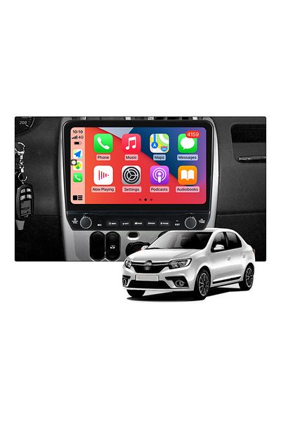 navi-it Navigatie dedicata Logan 2009-2015 cu butoane rotative model 2024, 9 Inch, 2GB RAM 32GB ROM, Quadcor