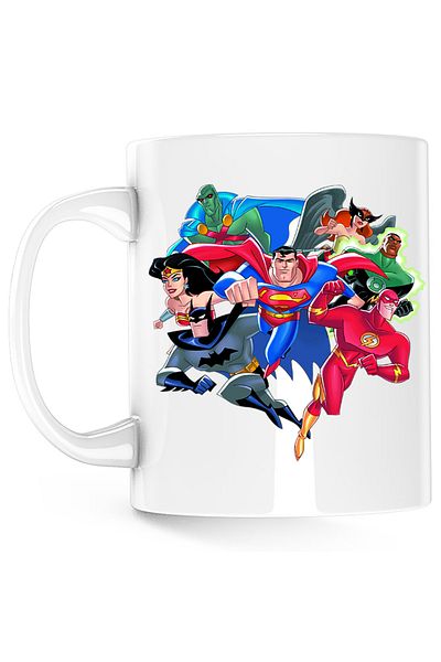 OEM Cana The Flash Batman Justice League Superhero, alba, 330 ml